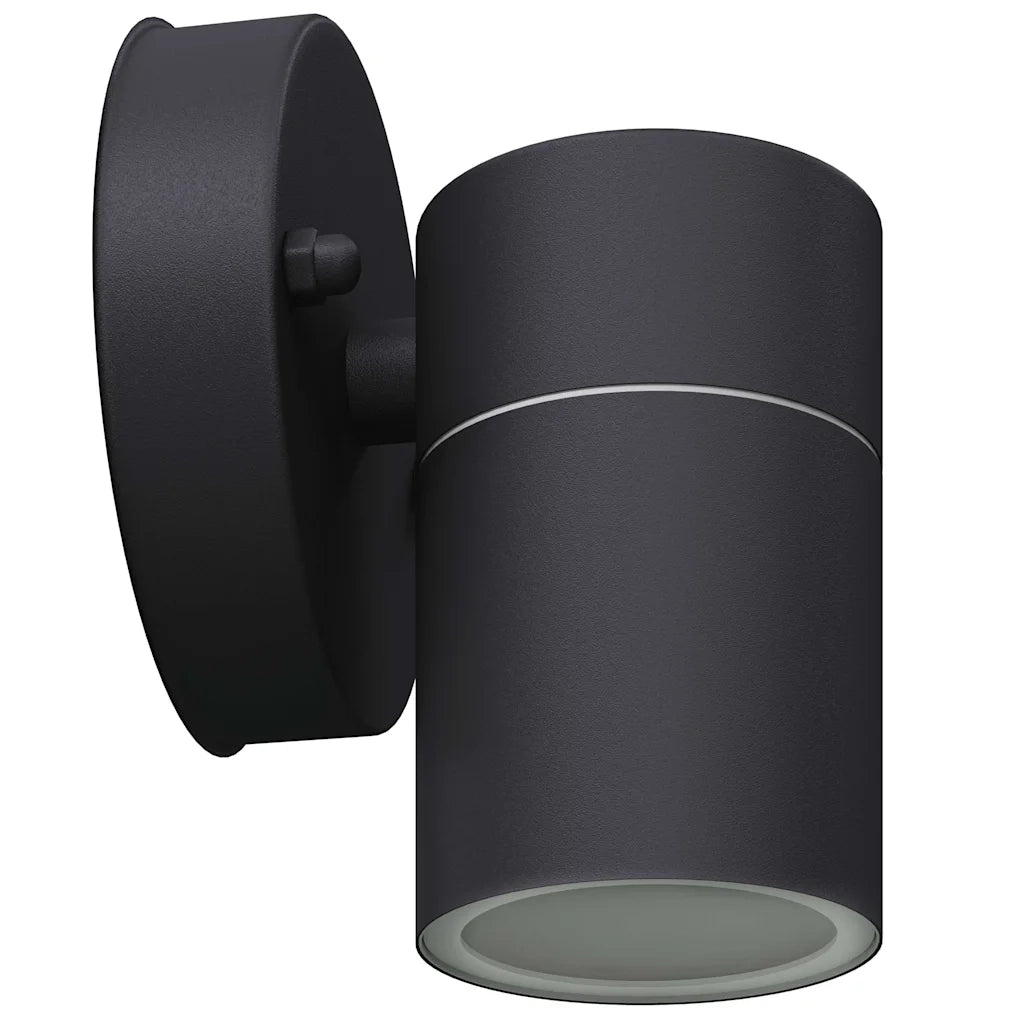 Lampada LED da Parete 2 pz Acciaio Inox Proiezione Basso 42416