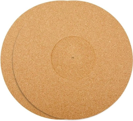 Platenspeler in Vinile 11,9 Pollici - Pelle Naturale - Protezione LP - Riduzione Rumore - Uso Casa