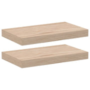 2 pz Mensole | Ripiano | Scaffale Pensili 40x23,5x4 cm in Truciolato