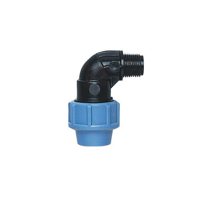 GOMITO A 90  ° CON DERIVAZIONE MASCHIO PP  EE ? 25x3/4 - UNIDELTA