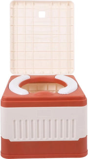 Campingtoilet portatile / toilet per viaggio - Bagaglio leggero e compatto in PP per uso all'aperto, adatto per adulti e bambini - Facile da trasportare