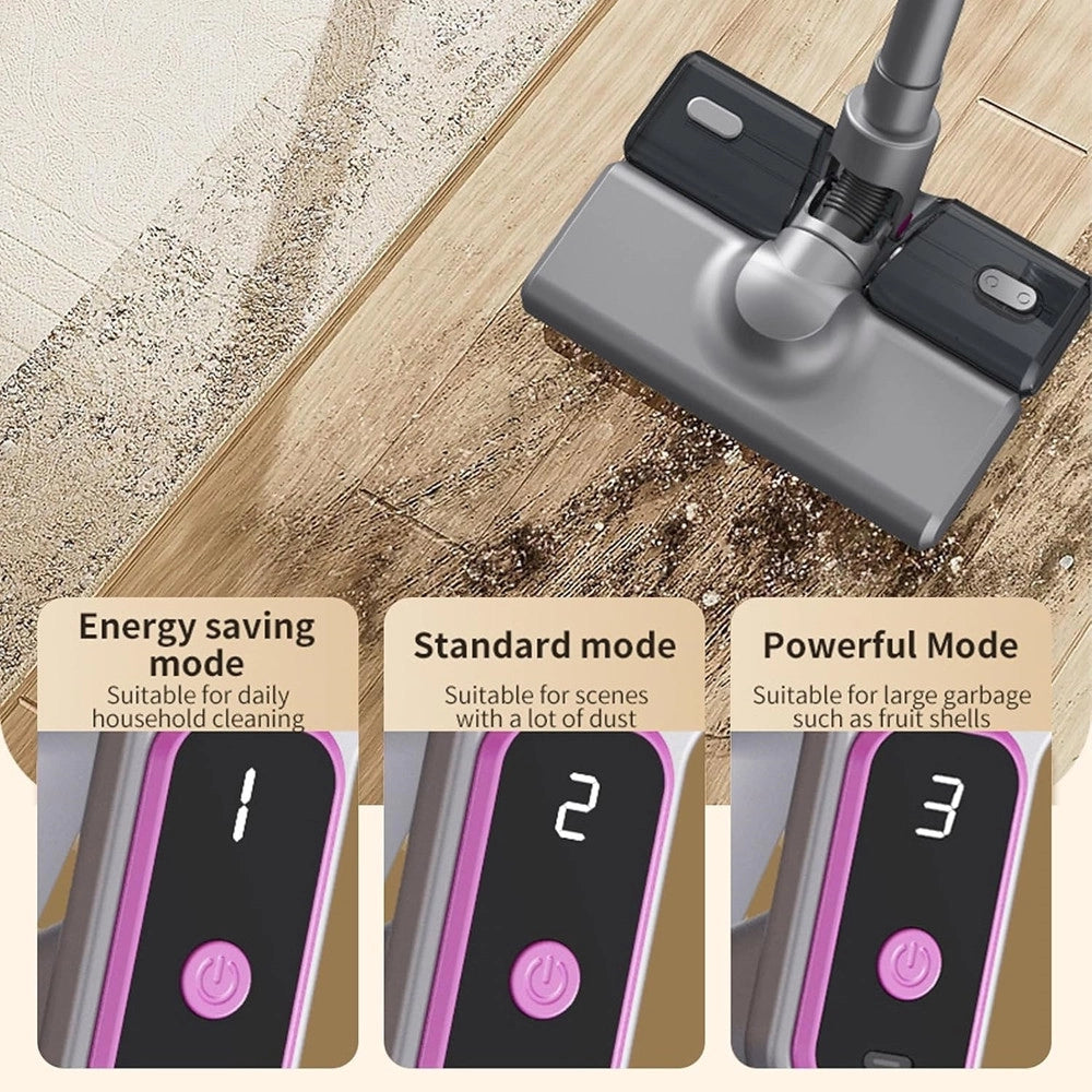 Trade Shop - Aspirapolvere Portatile Multifunzione Senza Fili 2in1 Per Acari Materassi Tappeti Pavimenti -