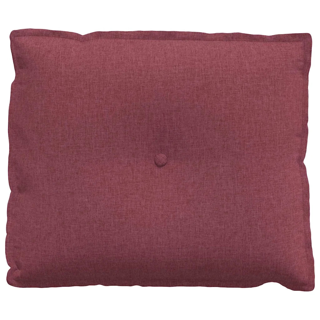 Cuscino per Schiena | Cuscino dorsale Rosso Vino 60 x 19 x 50 cm Tessuto