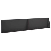 Muro di contenimento 2 pz 100 x 12 x 40 cm Acciaio Nero 8015143