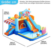 Parco giochi bambini - Xylo - Ventilatore 450W trampolino scivolo acquatico