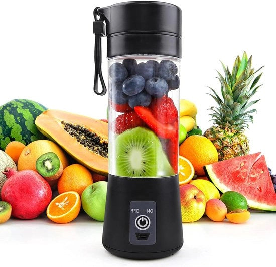 Bicchierino portatile da 380ml per shake e smoothie - Dimensione personale singola per frullati di frutta, succhi di agrumi, alimenti per bambini e mixer portatile per il fitness e il viaggio