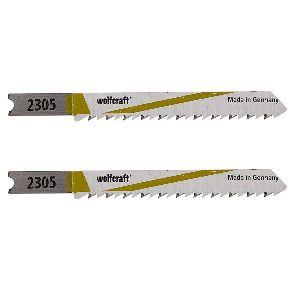 Lame Seghetti Alternativi HCS Attacco a U Legno Plastica Netto 80 mm Wolfcraft
