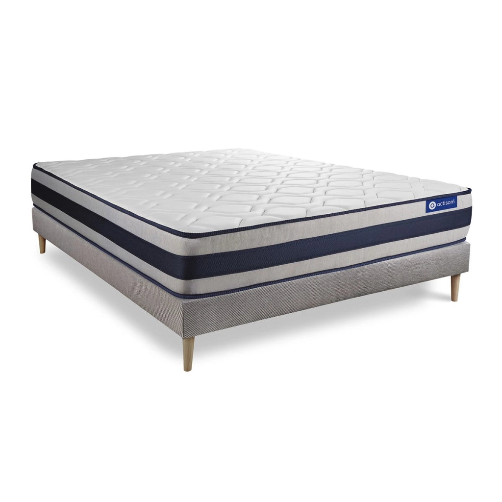 Kit rete e materasso Actiflex ergo 135x200cm - Spessore : 24cm - Molle insacchettate e memory foam - rigido