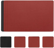 Piatti da tavola e sottopiani lavabili - set da 4 - PVC ecosostenibile - 30 x 43 cm