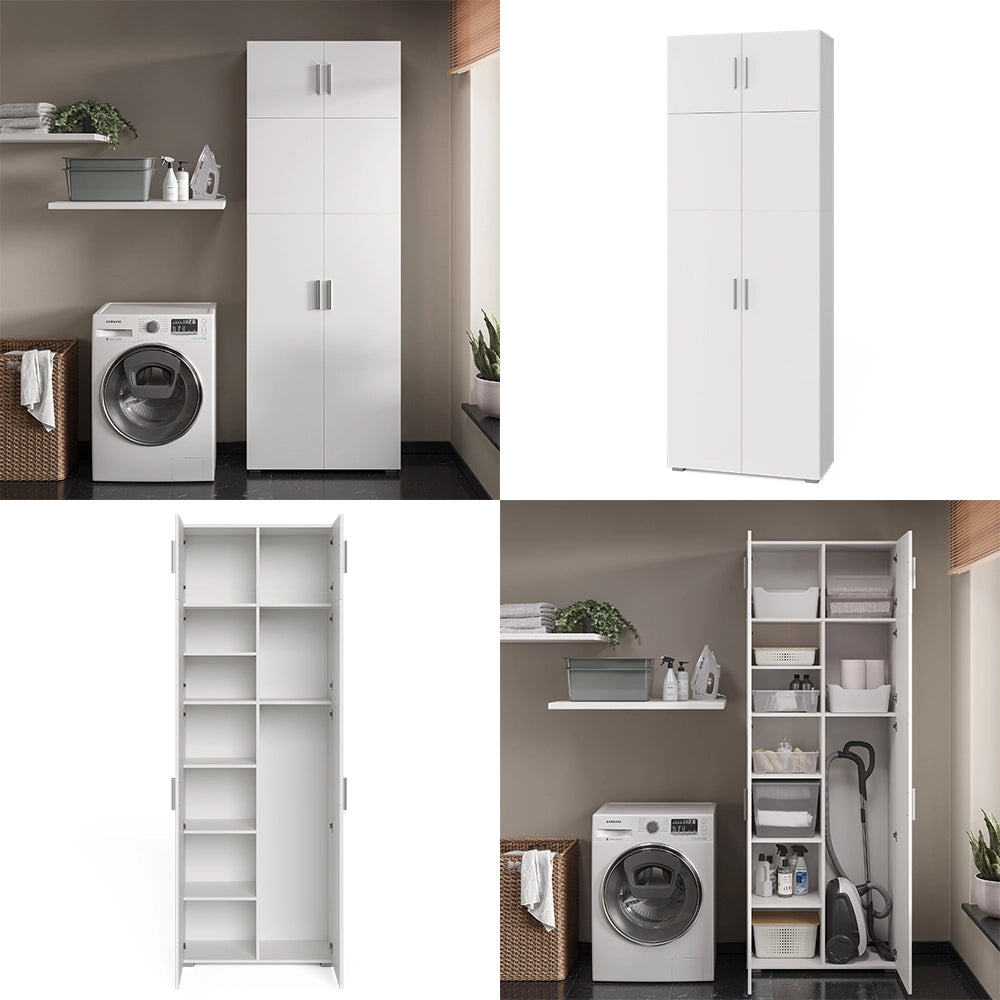 Vicco Armadio universale Bianco 80 x 182.4 cm con estensione dell'armadio