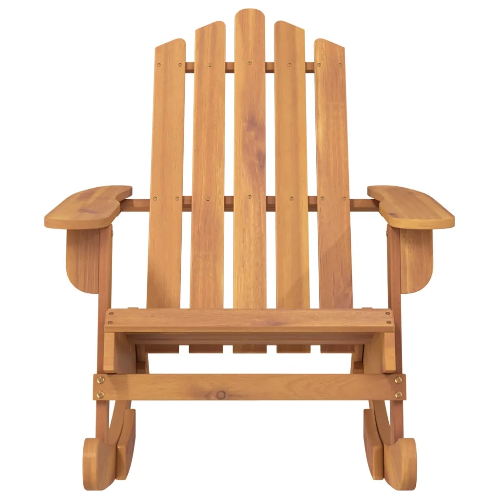 Sedia a Dondolo Adirondack in Legno Massello di Acaciacod mxl 73312
