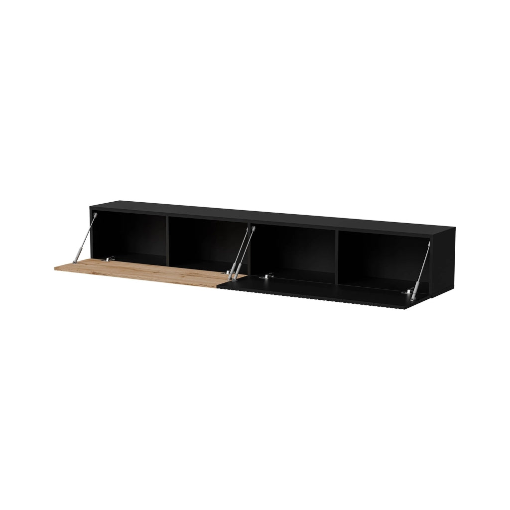 Mobile porta TV Sindia, Antracite e Rovere