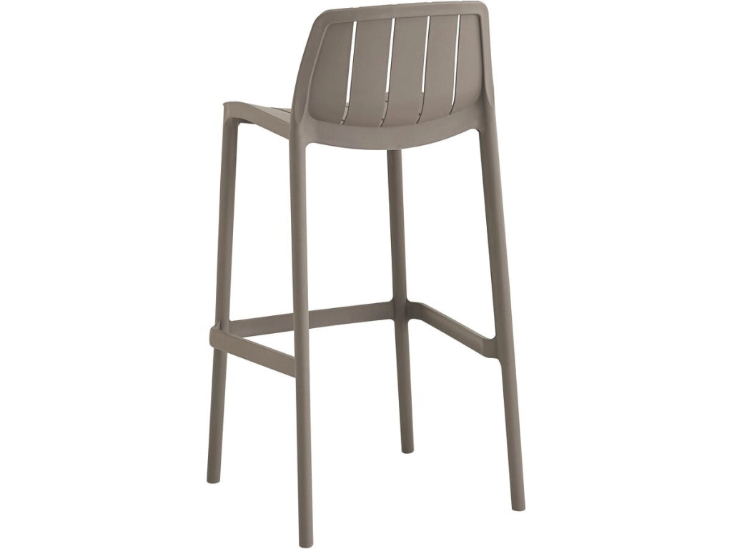 Set di 2 seggioloni da giardino impilabili "Vaena" - Taupe