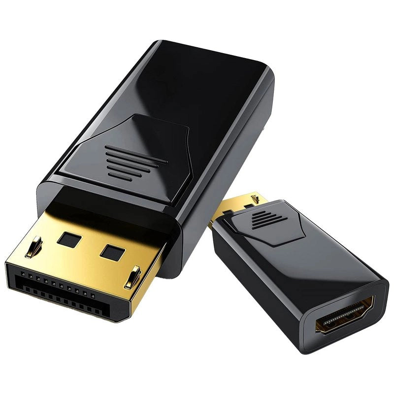 Adattatore Convertitore da DisplayPort a HDMI Alta Definizione Audio e Video Ultra HD 4K per Monitor Esterni Televisori Proiettori