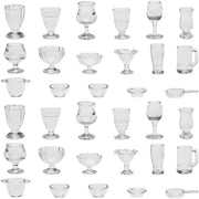 Accessori per case in miniatura 34 pezzi - Arredamento per case in miniatura - Decorazione per cucina - Plastica - Scala 1:12 - Leggero - Accessori per case in miniatura