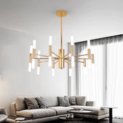 Lanterna a Sfera LED in Acciaio con Luce a LED - 66 cm - Lampada da Soffitto - Lampada da Terra - Lampada da Soggiorno - Lampada da Camera da Letto