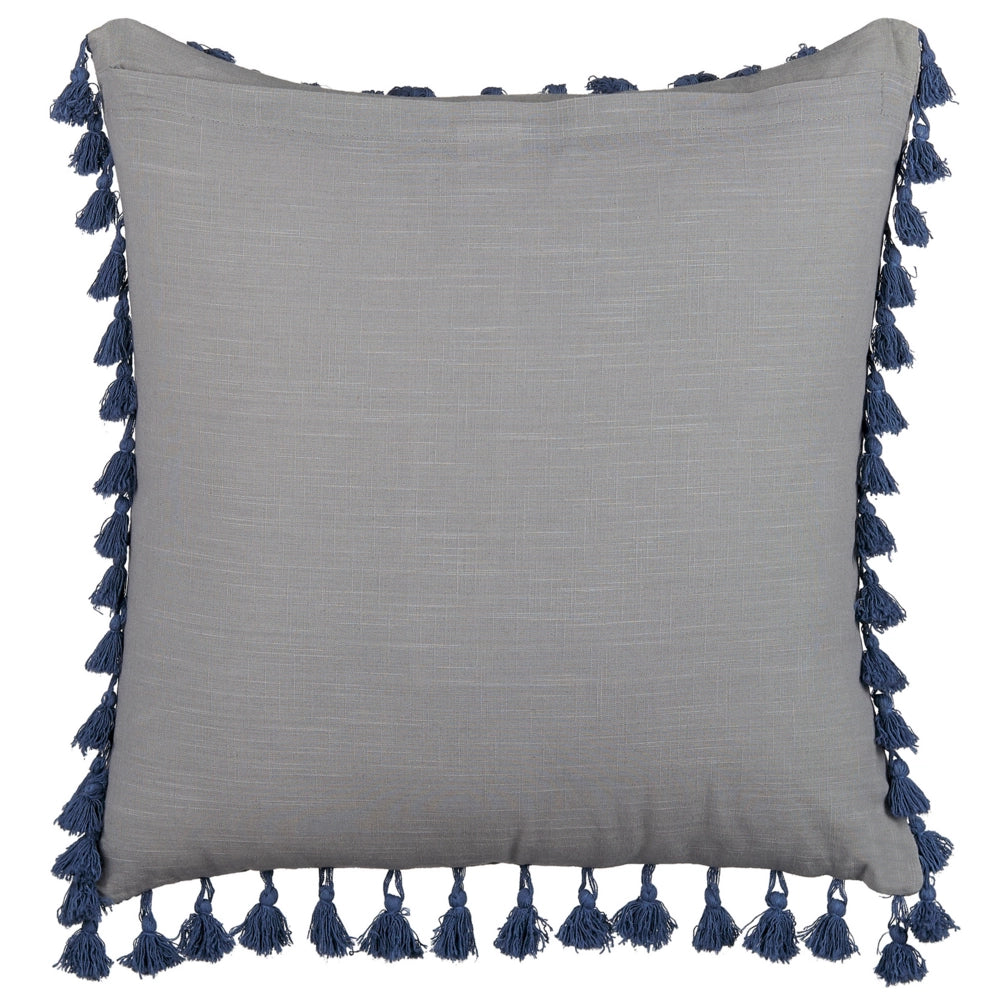 Set di 2 cuscini decorativi grigio 45 x 45 cm federa rimovibile cuscino decorativo con imbottitura per divano letto