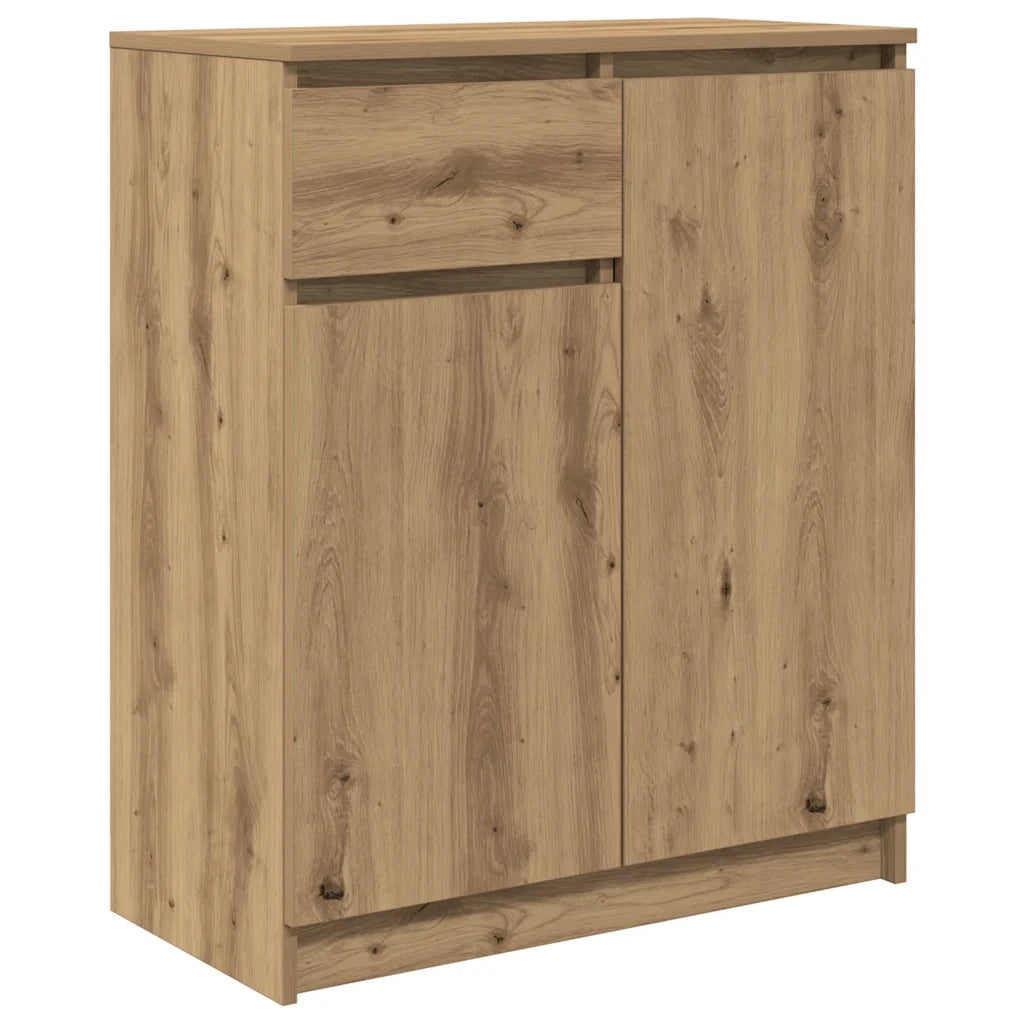 Credenza con Cassetto-Buffet-Armadio da cucina Rovere Artigianale 71x35x84 cm Truciolato