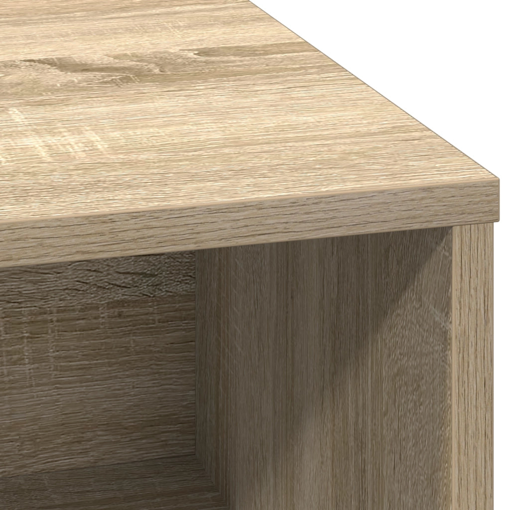 Mobile TV con LED Rovere Sonoma 71x34,5x75 cm Legno ingegnerizzato