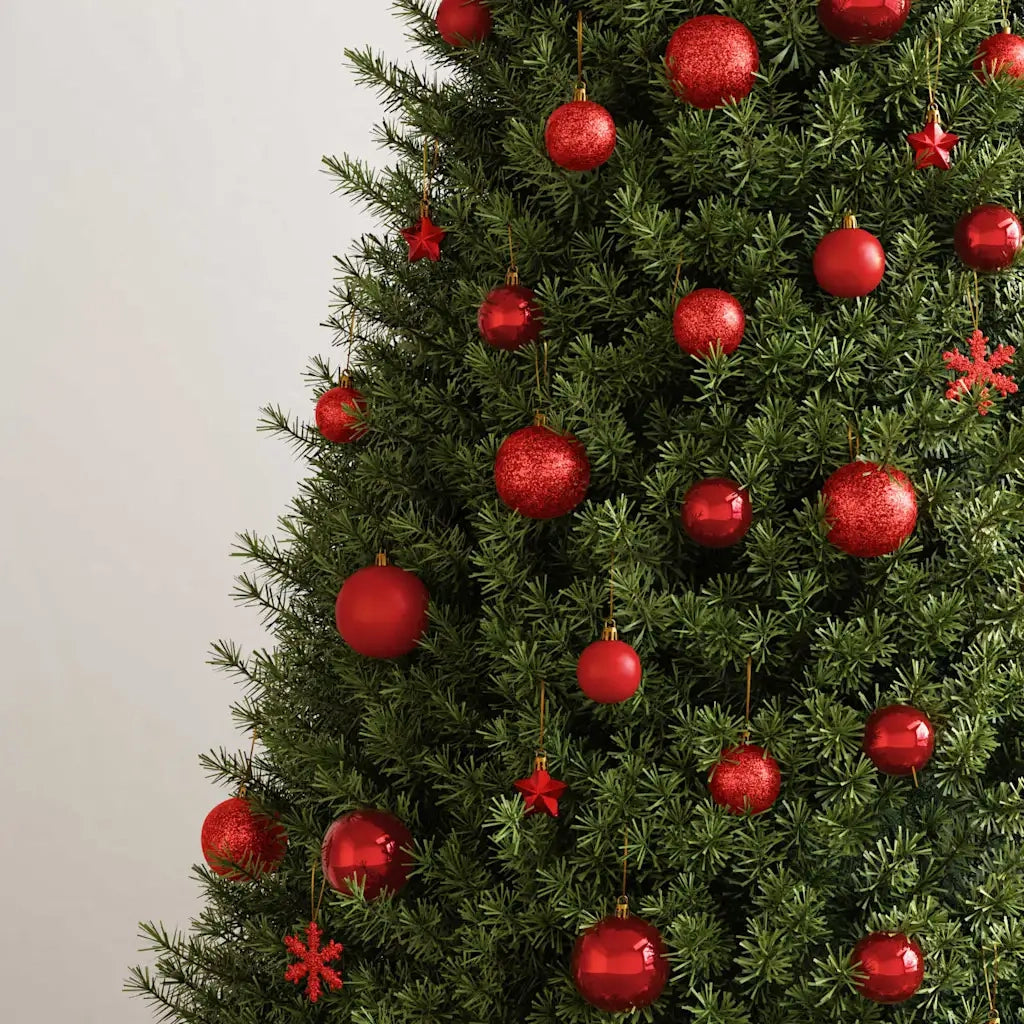 Set Palline di Natale 111 pz Rosso in Polistirene 356110