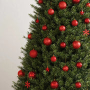 Set Palline di Natale 111 pz Rosso in Polistirene 356110