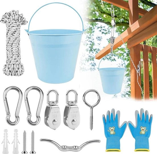 Giocattoli per bambini - Carrello con secchio metallico