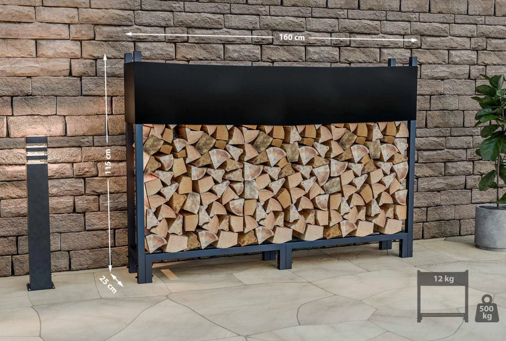 Portalegna + telone Martin 25x160x115 cm