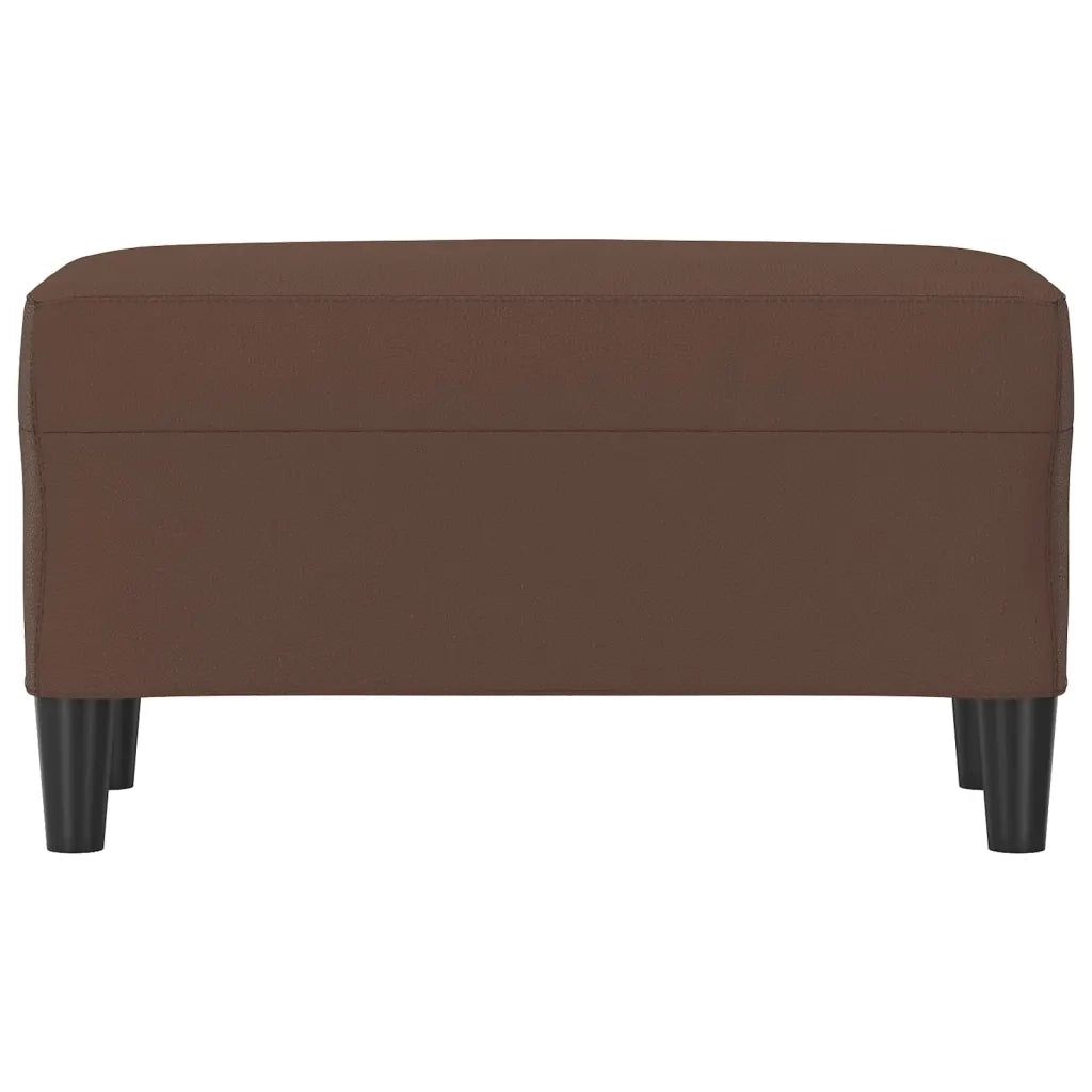 Panca Marrone 70x35x41 cm in Similpelle 349393