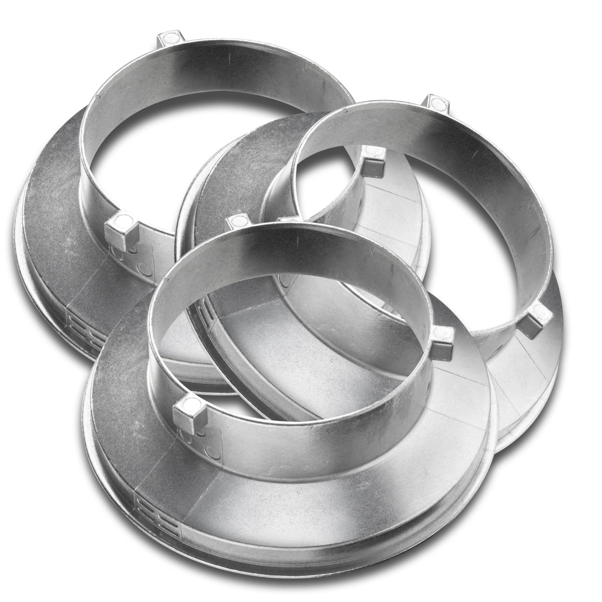 Walimex set di 3 adattatori softbox Aurora/Bowens