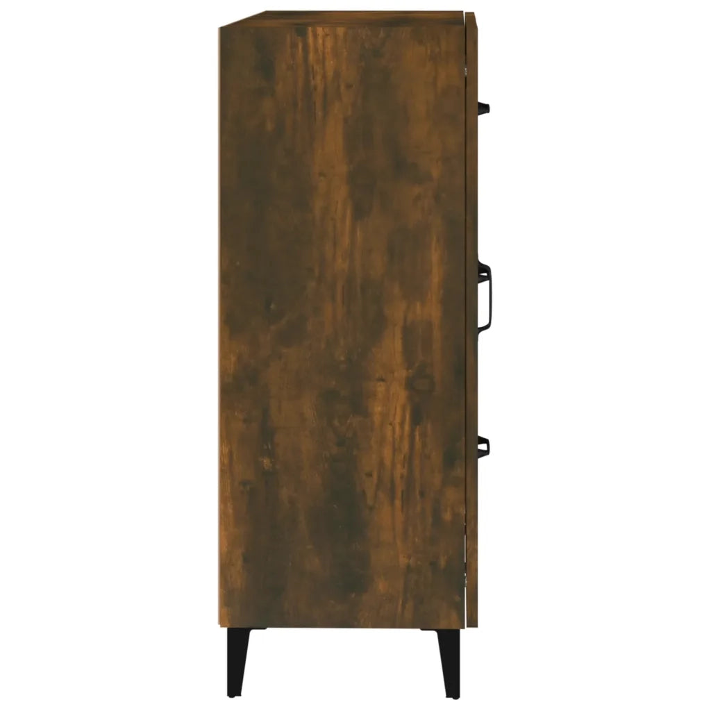 Credenza Rovere Fumo 69,5x34x90 cm in Legno Multistrato cod mxl 26518