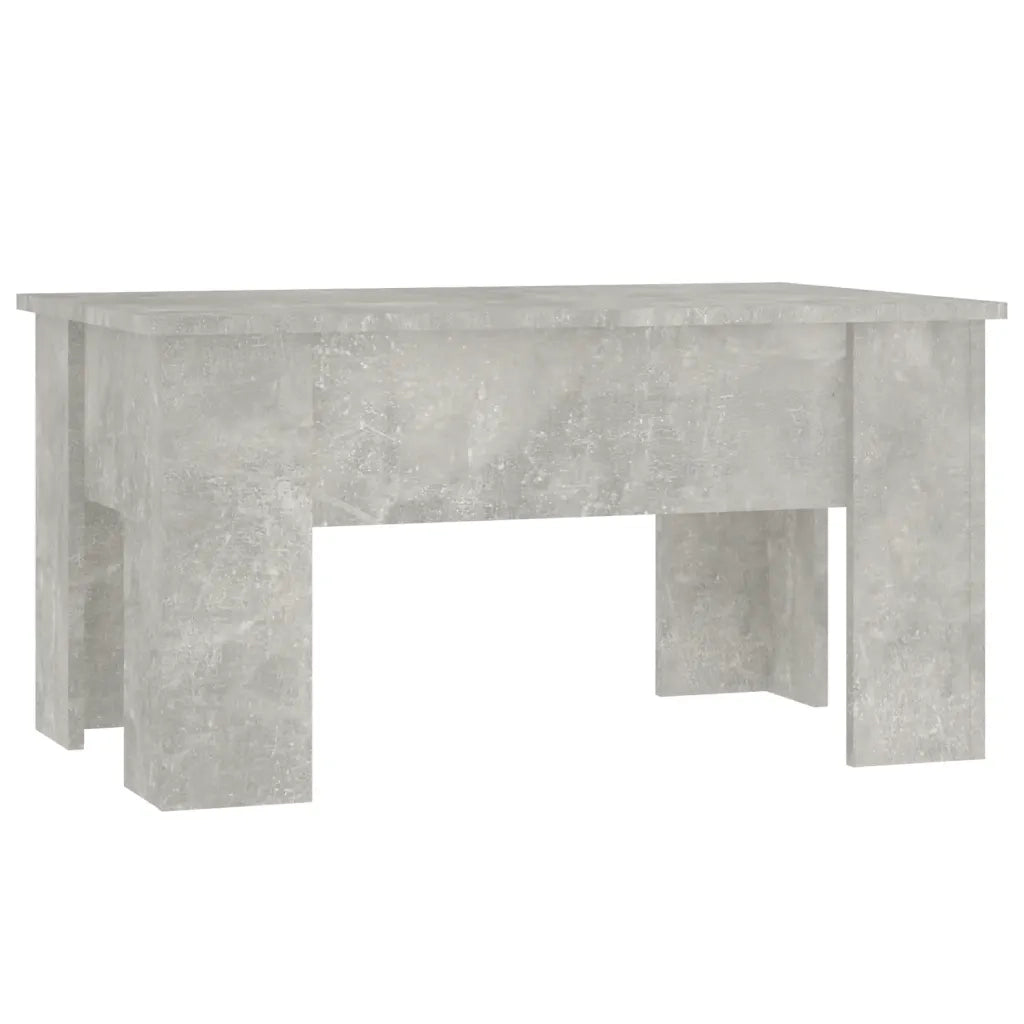 Tavolino da Salotto Grigio Cemento 79x49x41cm Legno Multistrato 809696
