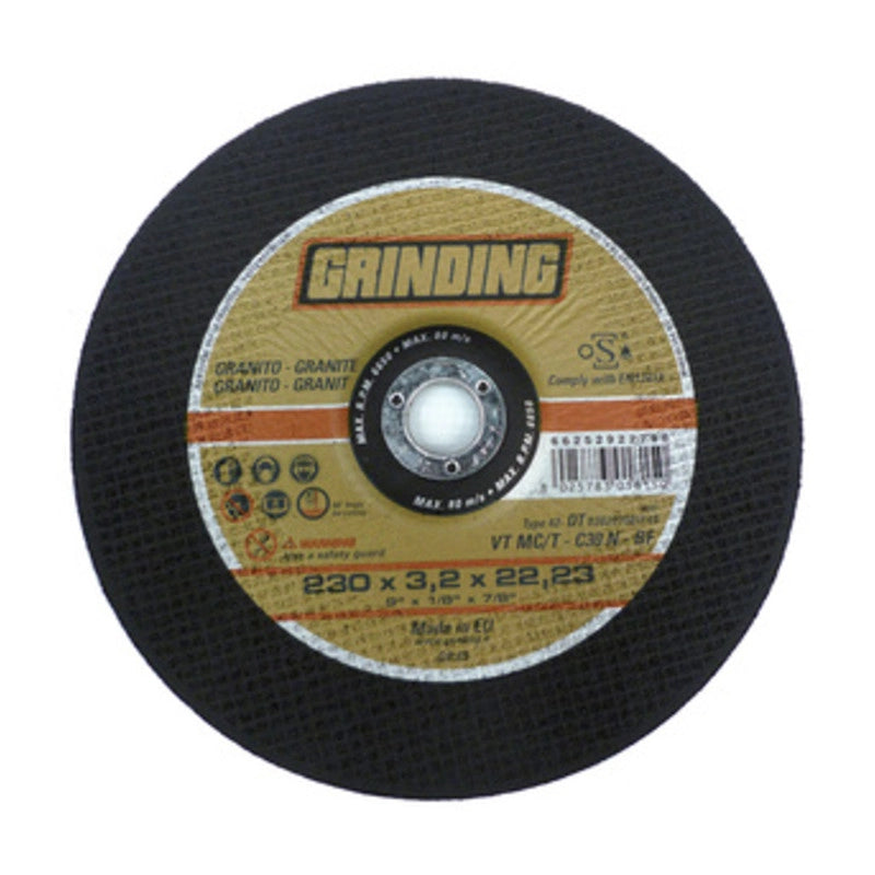 GRINDING DISCO GRANITO DEPRES 230X3,2 VTMC/T- SAINT GOBAIN ABRASIVI- 1,0 pz