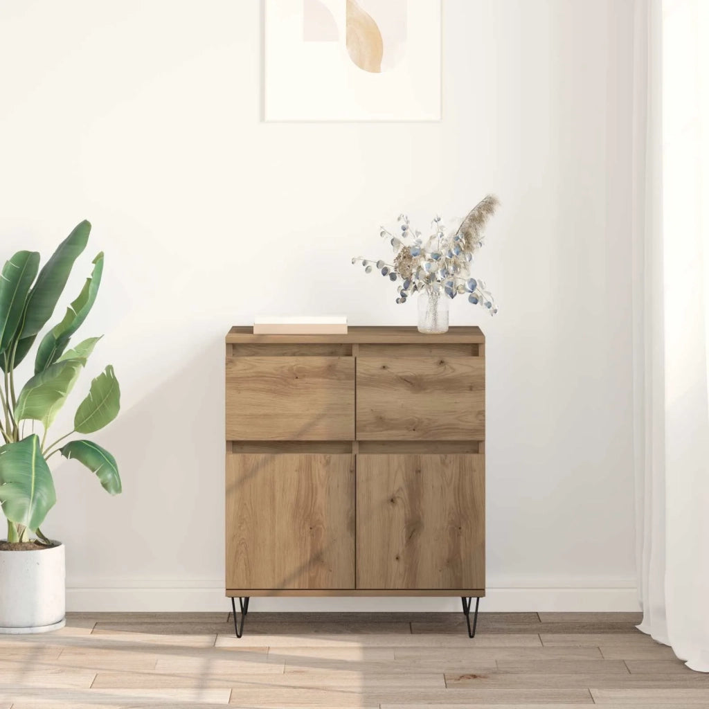 Credenza con cassetto Rovere artigianale 60 x 35 x 70 cm 881733