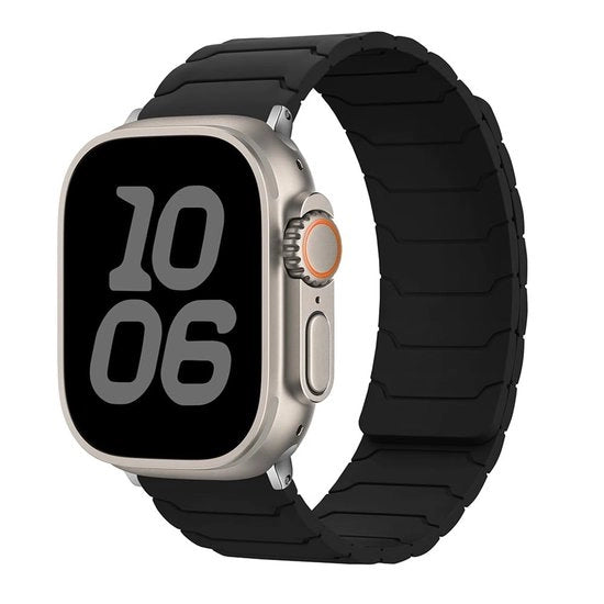 Bande magnetiche compatibili con i bracciali Apple Watch da 42 mm, 41 mm, 40 mm, 38 mm per uomini e donne, bande sportive magnetiche in silicone robuste per Apple Watch SE 2/SE/Serie