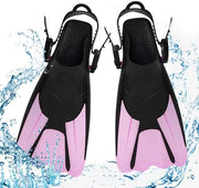 Finte Snorkeling - Finte Duik - Adattabili per Bambini e Adulti - Leggeri - Rosa - Ideali per Avventure Sottomarine - Misura 34-38