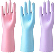 Manici da pulizia 3 pezzi - Impermeabili - Antiscivolo - Riciclabili - Fodera di cotone - Taglia media - Manici da cucina