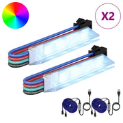 Striscia LED 2 pz Nero e Multicolore 1745 mm Rame e plastica CFW6632870