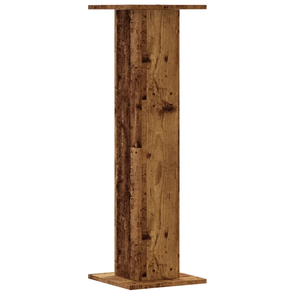 Supporti per Piante 2 pz Legno Vecchio 30x30x95 cm Truciolato 3307880