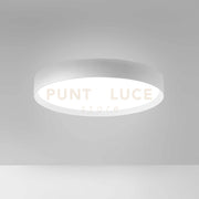 AVA P/M - PLAFONIERA IN ALLUMINIO BIANCO A LED 3000-4000K 4600-4700LM 60W DIMMERABILE D.60CM