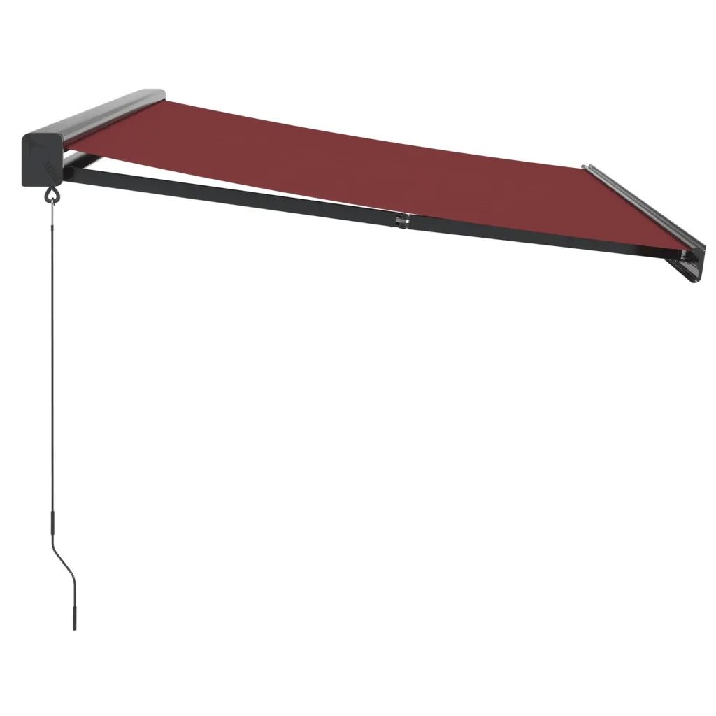 Tenda da Sole Retrattile Manuale Bordò 350x250 cm 3215319