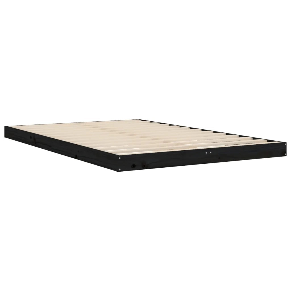 Giroletto Nero 120x190cm Legno Massello Pino 4FT Small Double cod mxl 64493