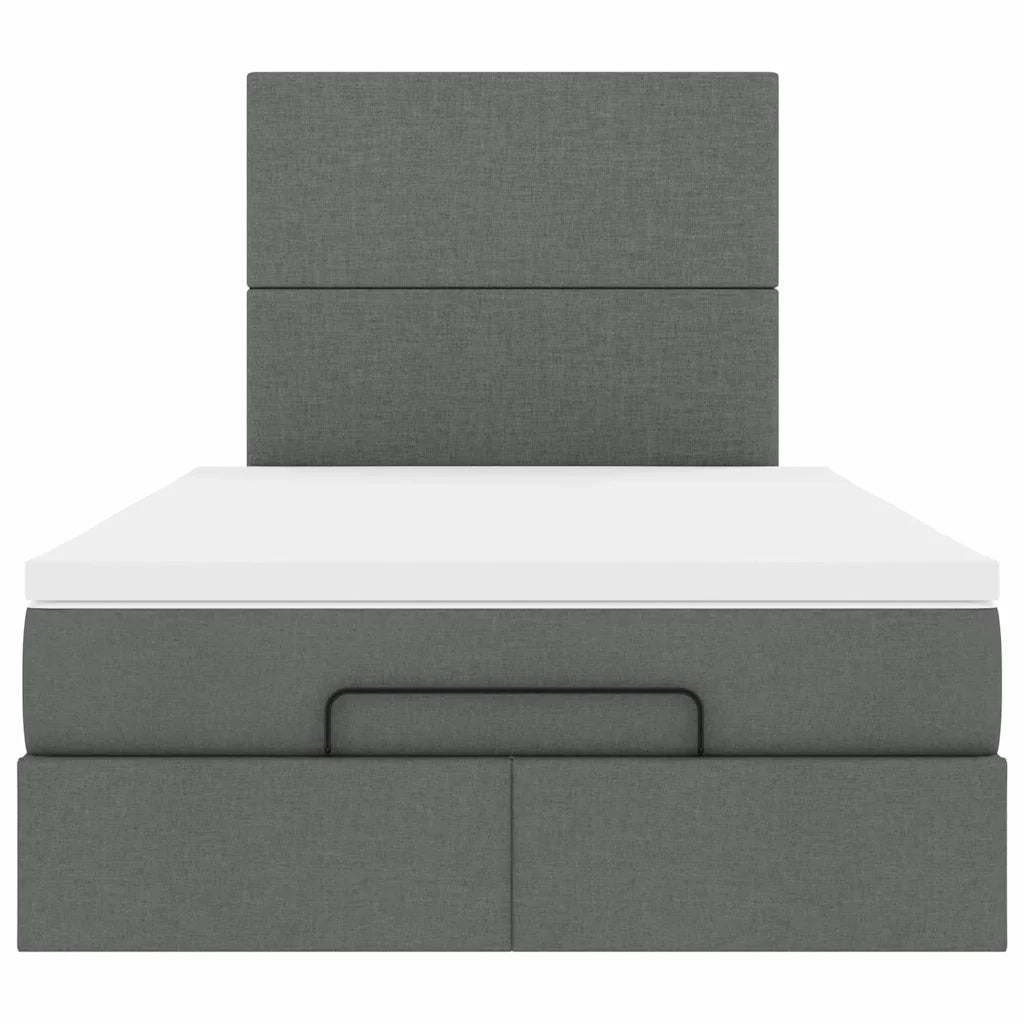 Struttura Letto Pouf con Materasso 80x200 cm in Tessuto 3313907