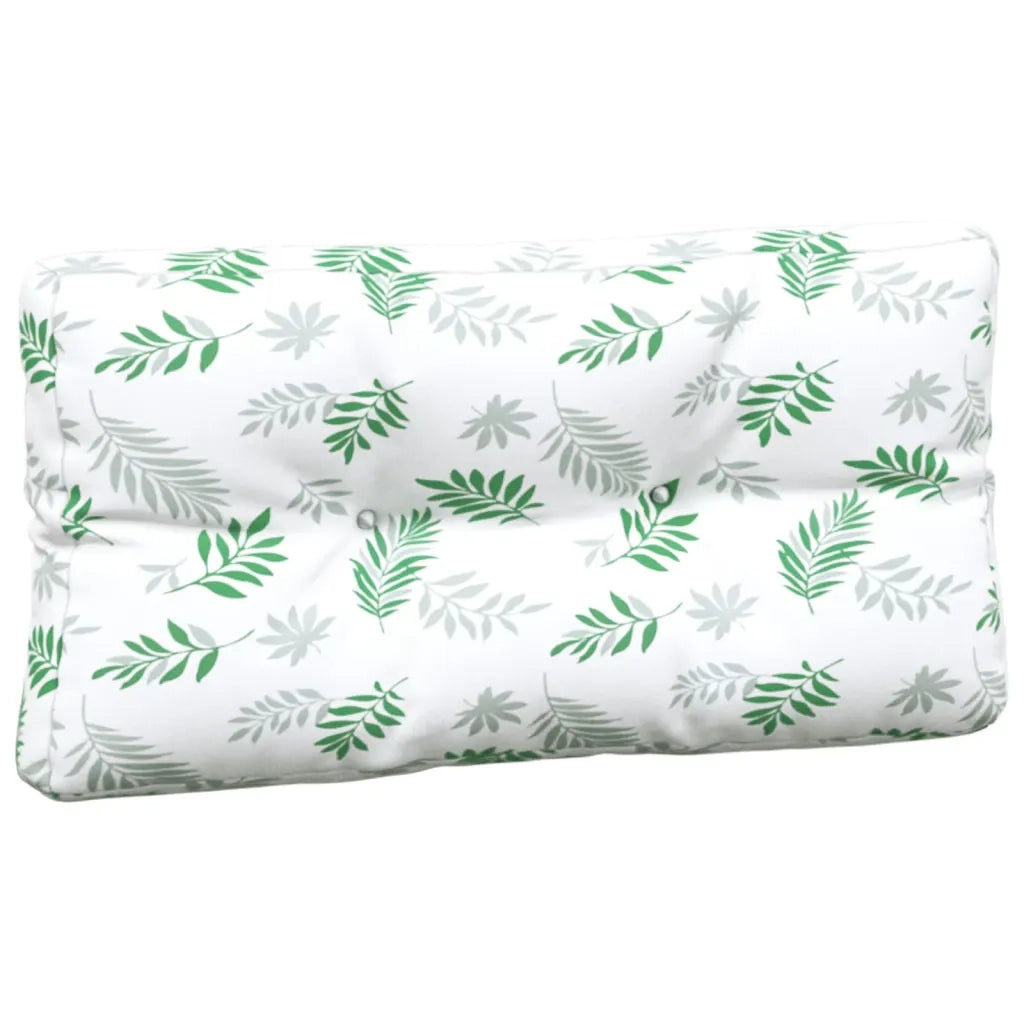 Cuscini per Pallet 7 pz Motivo a Foglie Tessuto 3188921