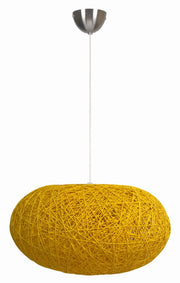Lampada a sospensione Candellux Livio Ø38 corda gialla