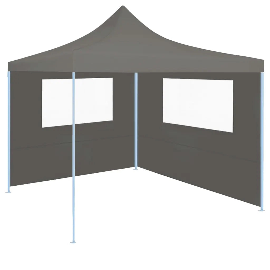 Parete con Finestre per Gazebo 4x2 m Antracite CFW4283672