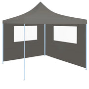 Parete con Finestre per Gazebo 4x2 m Antracite CFW4283672
