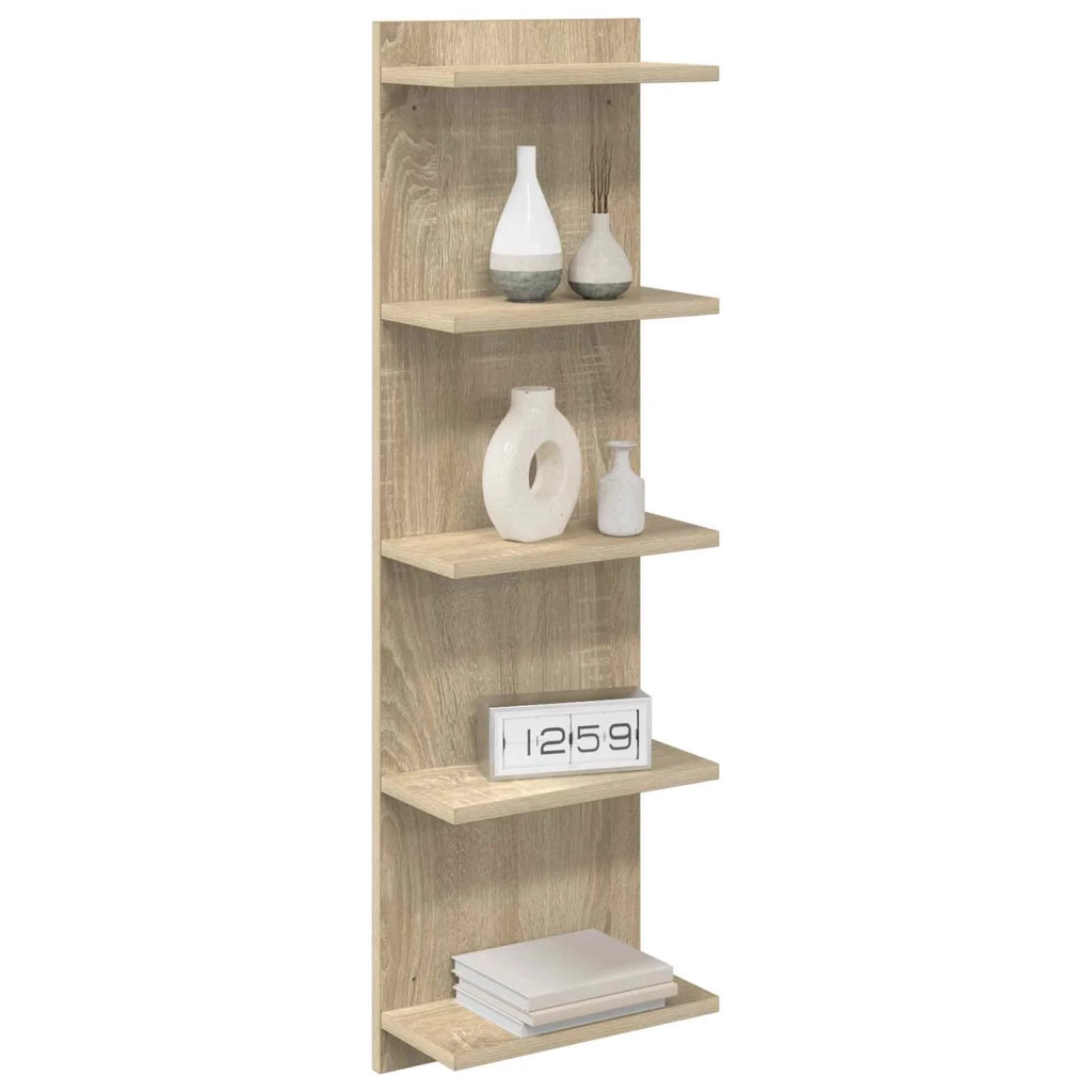 Scaffale da parete Rovere Sonoma 30 x 15 x 100 cm 8012400