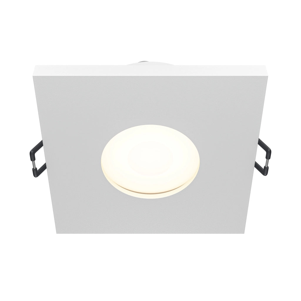 Faretto incasso Maytoni Stark quadrato bianco IP65 GU10
