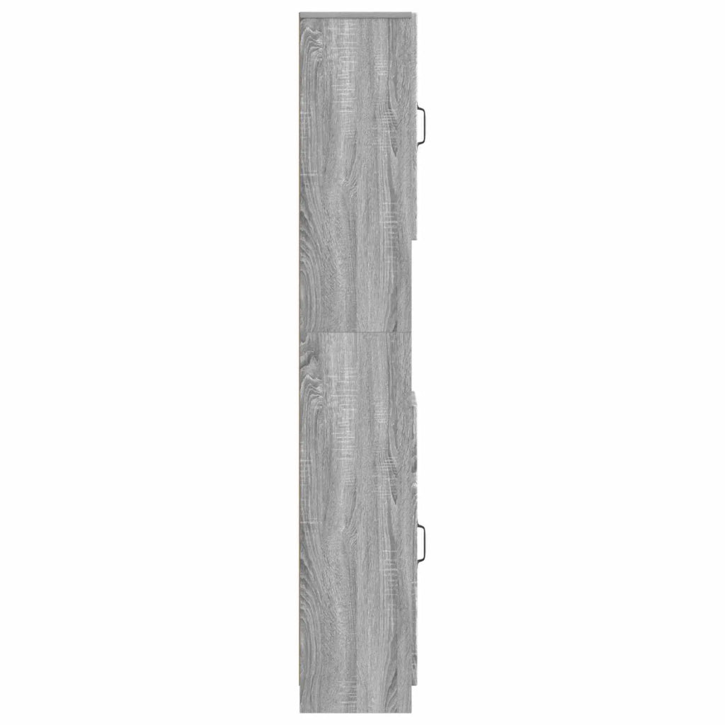 Armadio da Bagno con Ripiano Aperto UTRECHT Sonoma grigio 897701