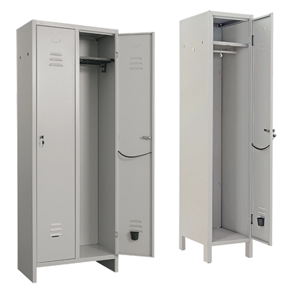ARMADIO SPOGLIATOIO 'PRATIKO' 1 posto - cm L.36 x P.34 x H.180  - PROMETAL